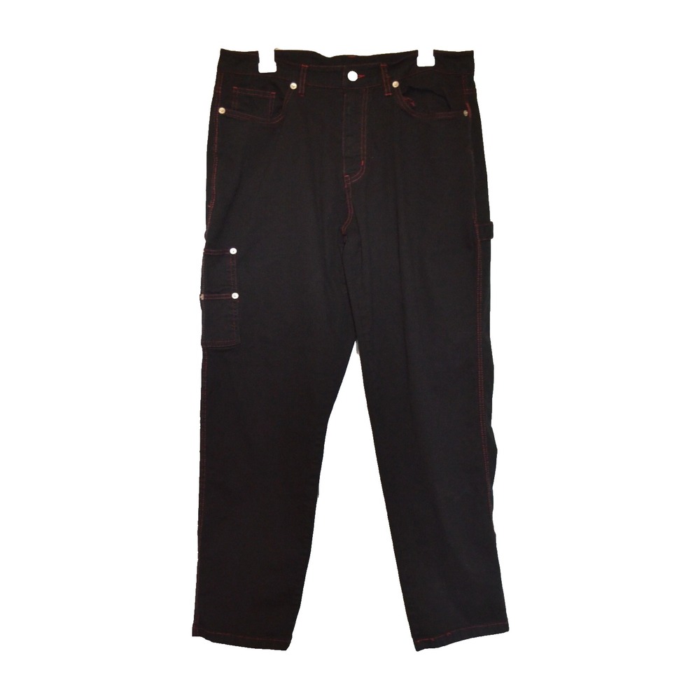 YoungLA Model 611 Black Utility Carpenter Jeans Mens Size 32L (fits 34 x 30.5)
